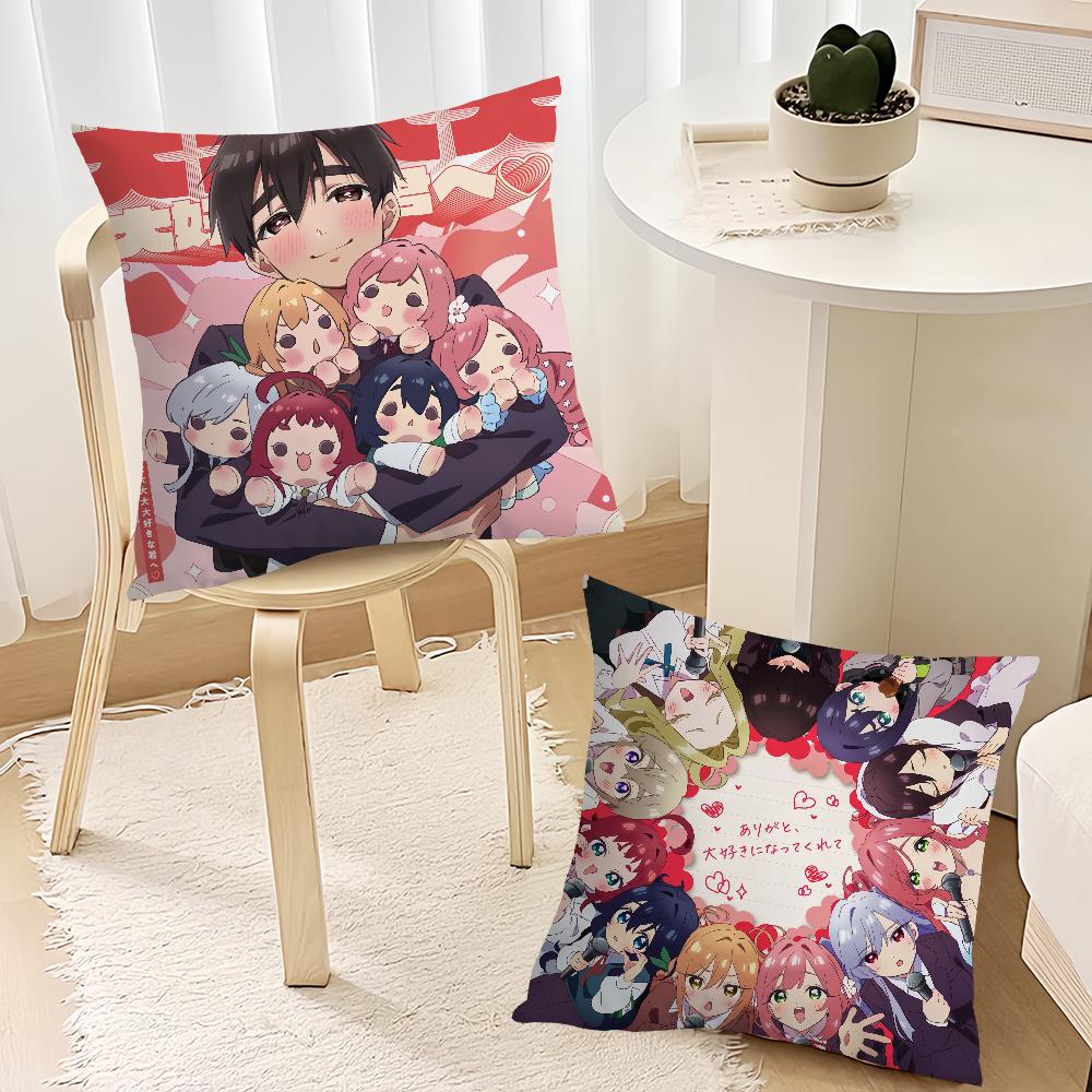 100 Anime Soft Comfortable Pillow Case The For Sofa Living H-Hanazono Room Girlfriends Home Office Decor H-Hahari Protective Cov
