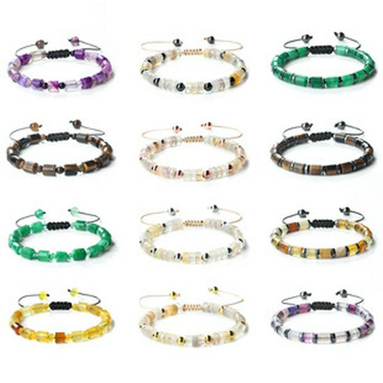 Retro-Style Evil Eye Bracelet: Handmade Woven Cord, Adjustable for Women