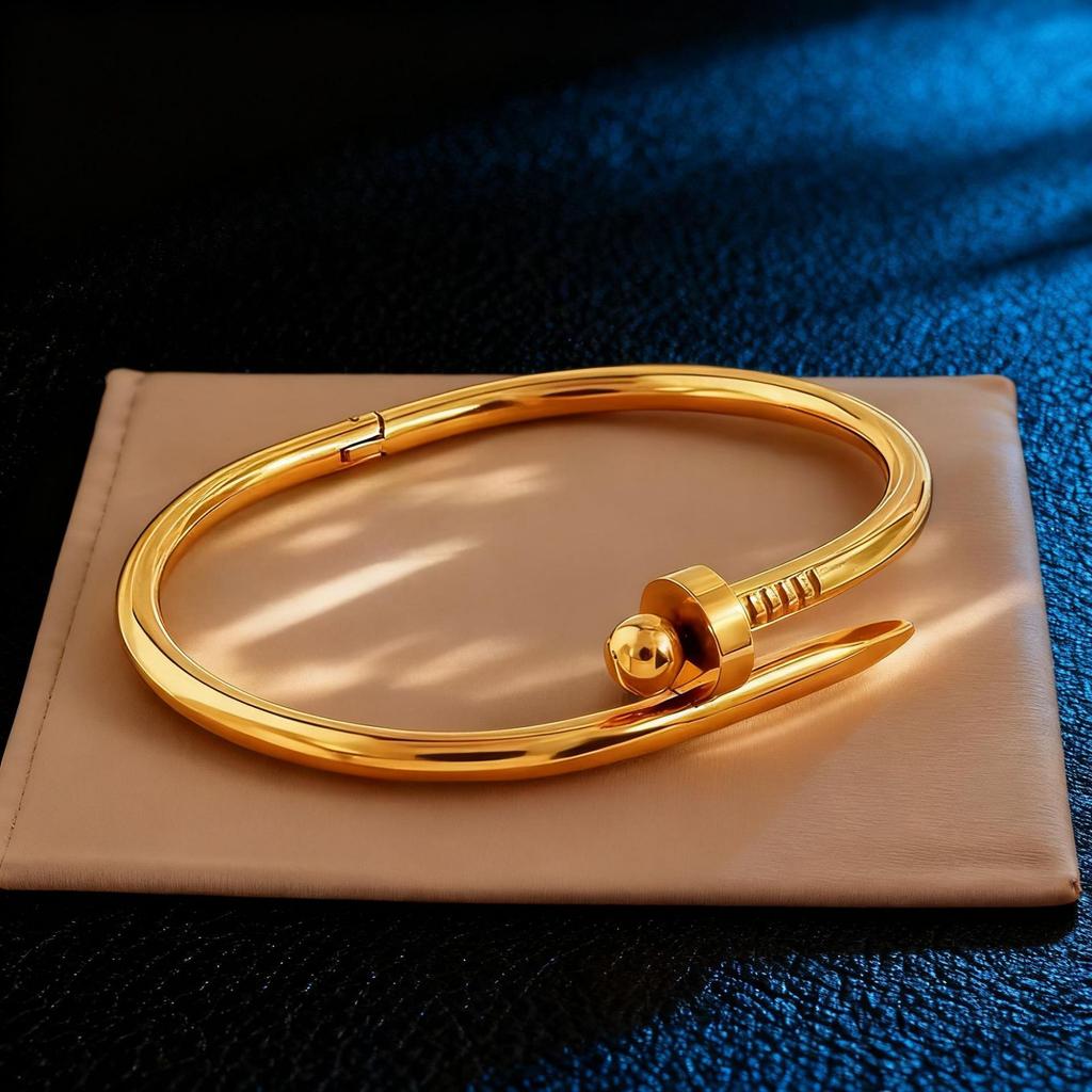 Bracelet Girls Niche Titanium Steel Jewelry Premium Sense Ins Wind Nail Opening Jewelry