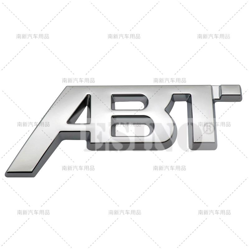Car Styling Adhesive Badge Decal Metal Zinc Alloy Emblem Car Fender Trunk Body Tailgate Badge for For ABT Sports
