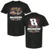 Kyle Busch Rebel 2-Spot Black T-Shirt Nascar Motorsports Racing Tee