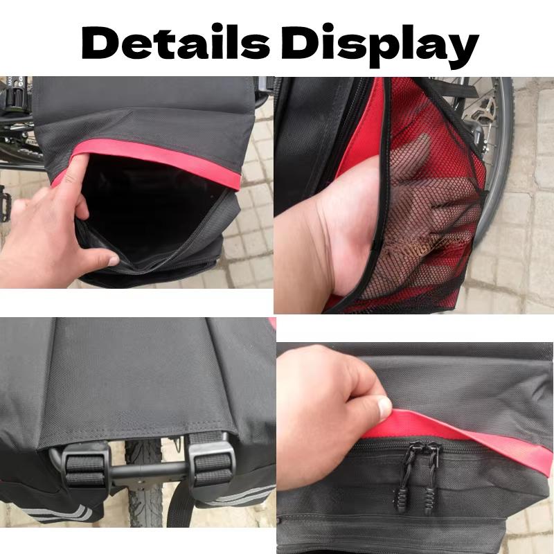 Cycling Double Side Rear Rack Bike 2 In 1 Camo Trunk Bag Mountain Road Bicycle Tail Seat Pannier Pack Luggage Carrier Bike Bag