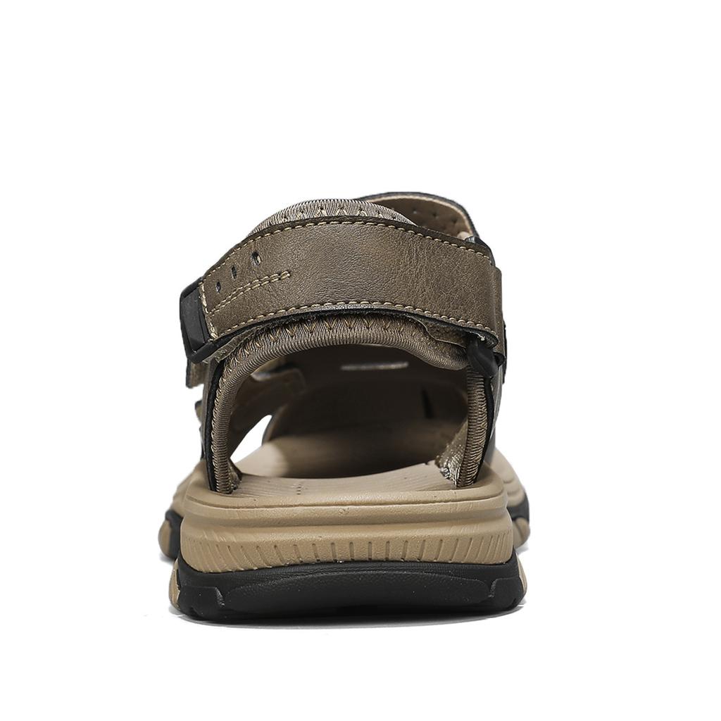 Summer Men's Sandals Genuine Leather Casual Shoes Outdoor Leather Sandals for Men Beach Shoes Roman Shoes