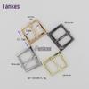 Zinc Alloy Trapezoidal Belt and Shoe Buckle - Adjustable Pin Buckle for Clothing and Accessories