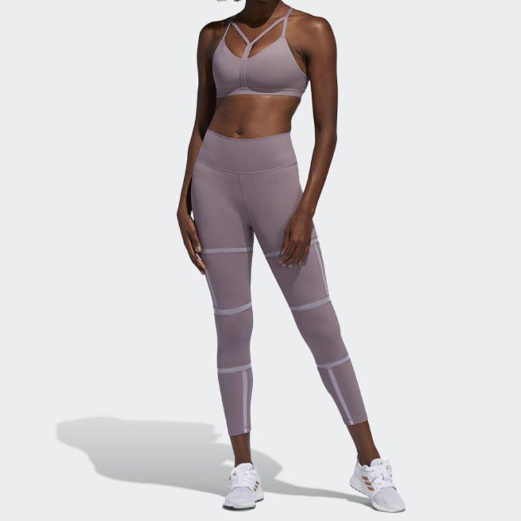 Adidas Sports Pants Women's Light Purple Moderate FJ7177