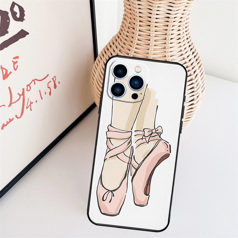 

Чехол для телефона с рисунком балета для iPhone 16 Pro Max 15 14 13 11 12 17 Pro Max mini 15 16 Plus 16e 17 Air Cover iPhone 14 Pro
