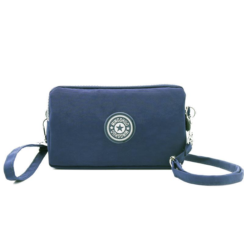 2023 Trendy Korean Style Women's Crossbody Bag with Three Layers and Long Wallet Coin Purse