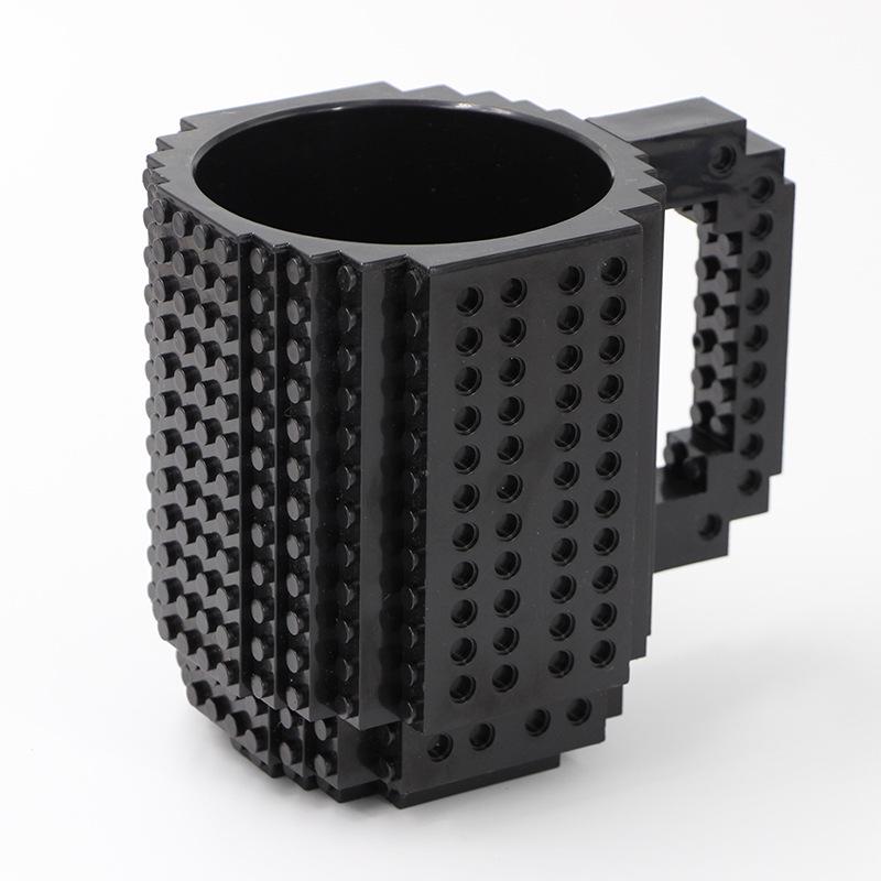 Building Blocks Mugs DIY Block Puzzle Mug Children Toy Assembly Mug Coffee Cup