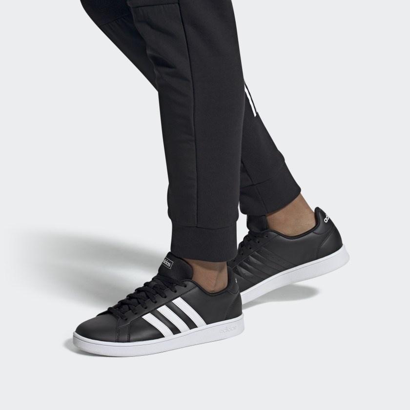 adidas Grand Court Base 'Black' Men's EE7900