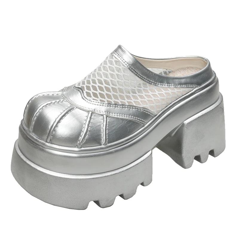 Fashion 10CM Fashion Brand High Heels Shoes Beach Slippers Chunky Sandals Designer Women Platform Shoes Summer New Pumps Women Sandals