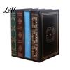 Ornement Livre Rétro Décoration Factice Ornements Conception Creuse à Rabat Rangement Style Boîte Livres Décoratifs Vintage pour Café
