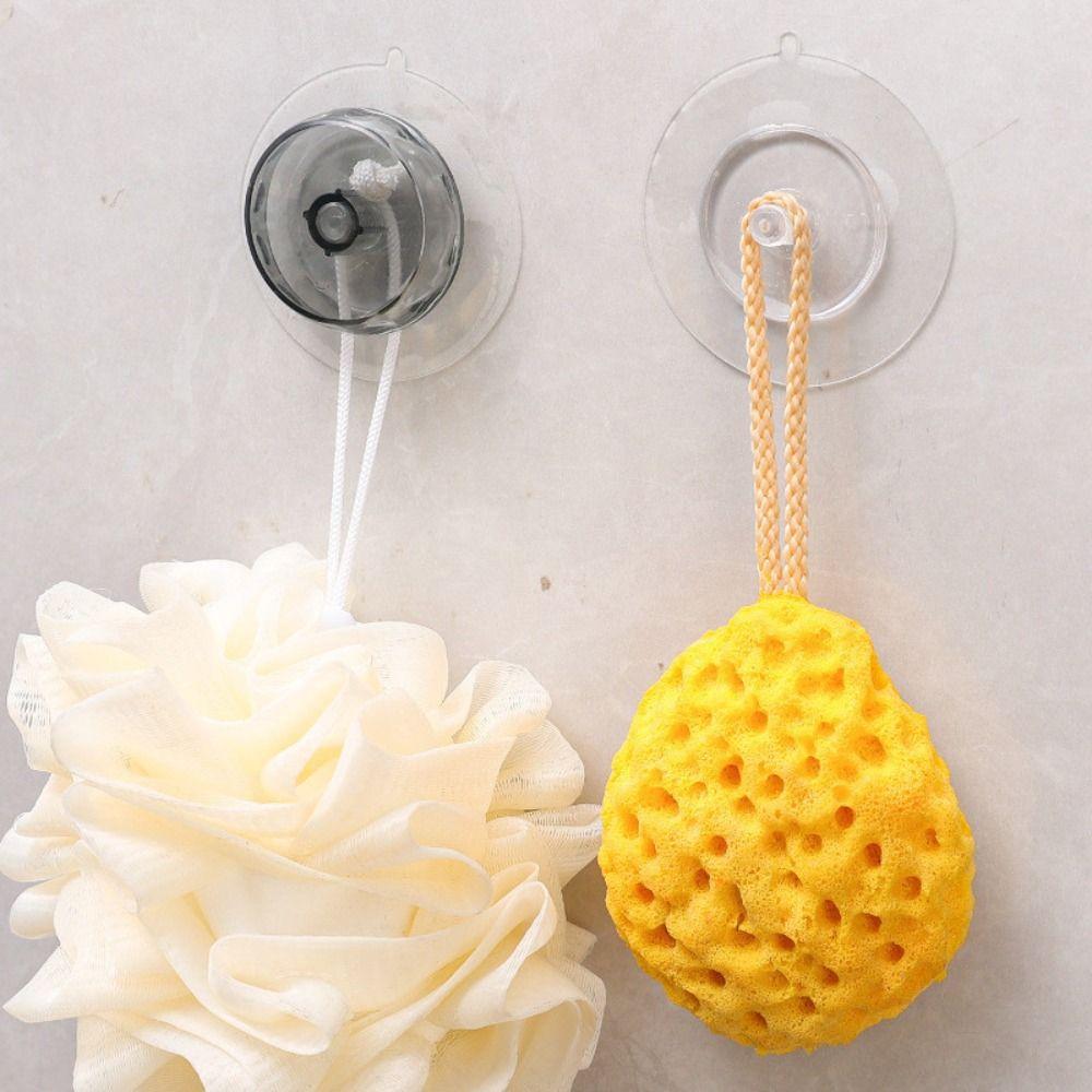 5PCS Transparent Suction Cup Adhesive Hooks Multifunctional Suction Cup Base Replacement Glass Tile Sucker Hanger Portable