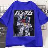 Gundam Tshirt Unisex Hipster Pure Cotton Tee Shirt O Neck Short Sleeve T Shirt Printing Tops