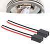 2Pcs Light Connector Female Lamp Socket Wiring Harness Kit for DIY Modification Plug Replacement