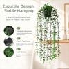Lifelike Design Fake Plant With Flower Pot Hanging Plant  Outdoor Garden