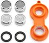 Universal Kitchen Faucet Aerator Anti-Splash Replacement Kit with Wrench