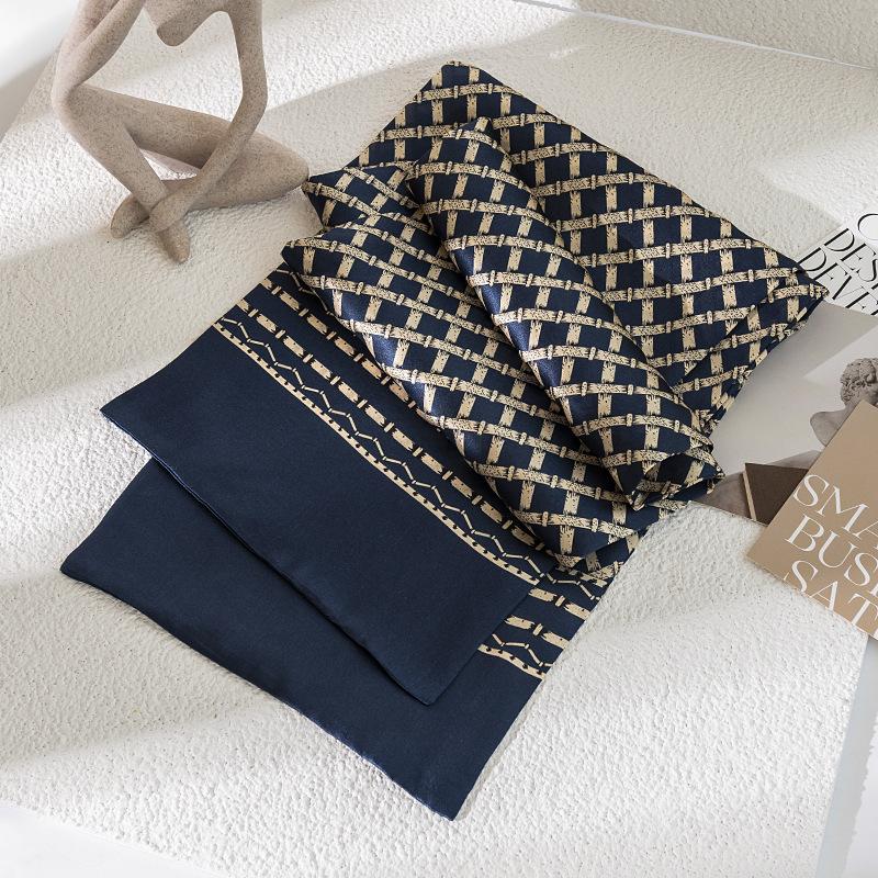 Mulberry silk silk scarf British style pattern men's business scarf Fashion commuter versatile scarf