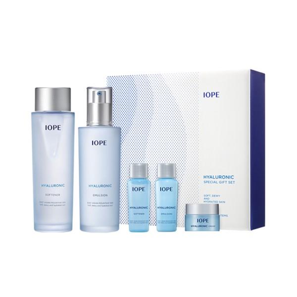 Iope Hyaluronic Special Basic Skincare 2-Piece Set (Softener 150ml + Emulsion 130ml + Softener 15ml + Emulsion 15ml + Cream 5ml)