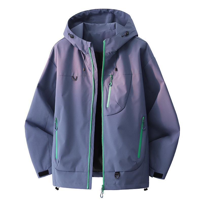 Hooded Jacket Spring and Autumn Men's and Women's Work Jacket Top