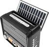 Trade One RL-70232 BK Portable Multi-Radio Player with 4-Way Power Supply, LED Light for Emergency Preparedness and Disaster Preparedness, Solar Charg