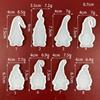Hanging Tags Dwarf Keychain Pendant Mold DIY Santa Claus Mold Xmas Pendant Silicone Mold  Garden