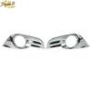 Pair For Nissan Altima 2013-2015 Chrome Front Fog Light Lamp Trim Cover Decor