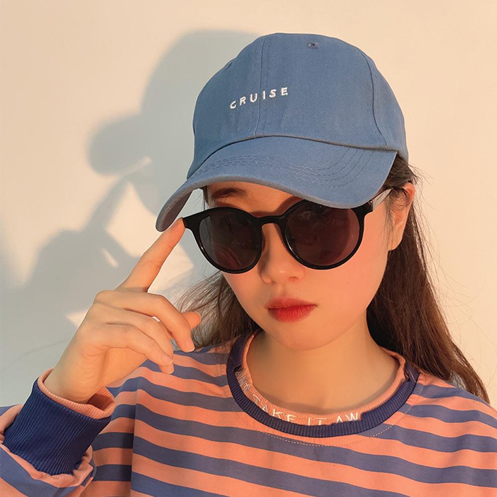 Trendy Korean Women Male Simple Letter Sun Hat Baseball Cap Sport Caps Embroidery