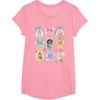 Disney Princess and Bows Watercolor Portraits Collage T-Shirt