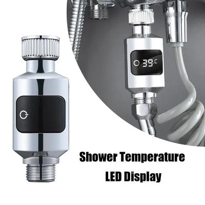 Elektrik LED Ekran Su Duş Termometresi Banyo Muslukları Su Sıcaklık Monitörü Enerji Akıllı Ev Ölçer Termometre