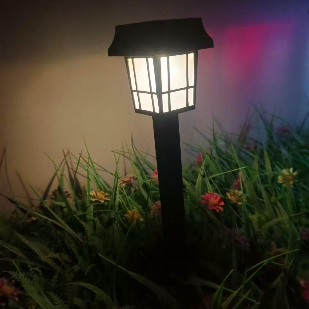 

Waterproof Solar Yard Light: Outdoor Garden Courtyard Ground Plug Lighting Lamp