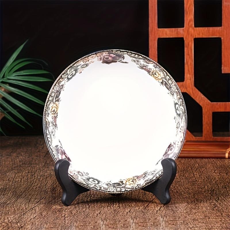 1Pc Triangular Stands, Compact and Portable, Plastic Material, White and Brown, Boho Style, Ideal for Crafts,Home Decor