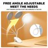 LED Clip On Mini Book Lamp USB Rechargeable Reading Lamp Book Reading Light Portable Read Book Light Bedroom Reading Night Light