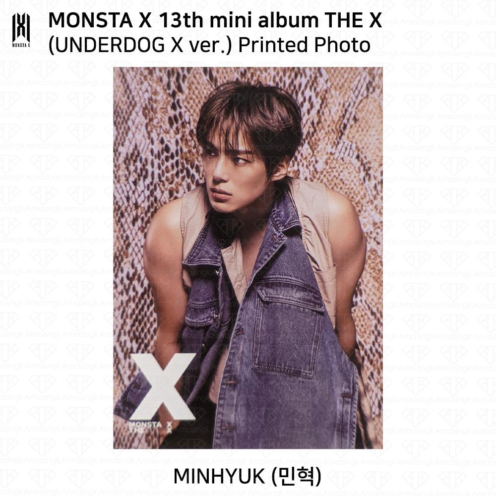 Monsta X The 13th Mini Album THE X Photobook Ver Underdog Ver Official Photocard