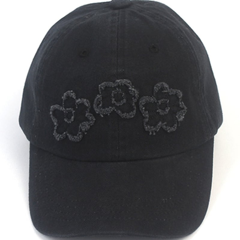 Universal Chemistry Flower Patch Black Ballcap Flower Ball Cap