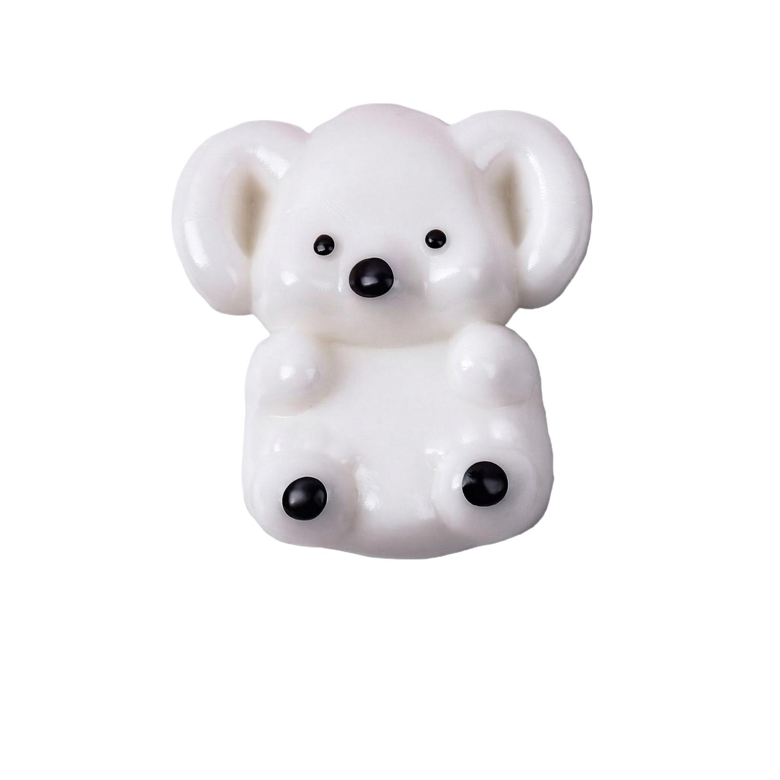 

Soft Animal Stress Toy Cute Plush Figure for Desk Decor Office Gift Kids Adults Collection One Size
