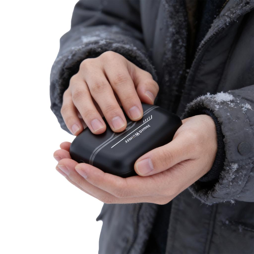 2-in-1 Magnetic Pocket Heater with Digital Display Electric Hand Warmer Gifts for Women Men Christmas Hunting