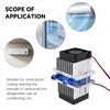 BHBL 1 Set Mini Air Conditioner DIY Kit Thermoelectric Peltier Cooler Refrigeration Cooling System + Fan for Home Tool