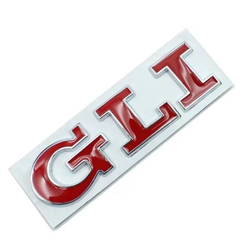 Suitable for GLI Car Logo POLO Golf 5 6 7th Generation Modified Metal Body Side Label Rear Tail Label Car Sticker