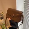 IELGY Texture Ladies Messenger Bag Temperament Underarm Bag Fashionable All-Match Simple Shoul