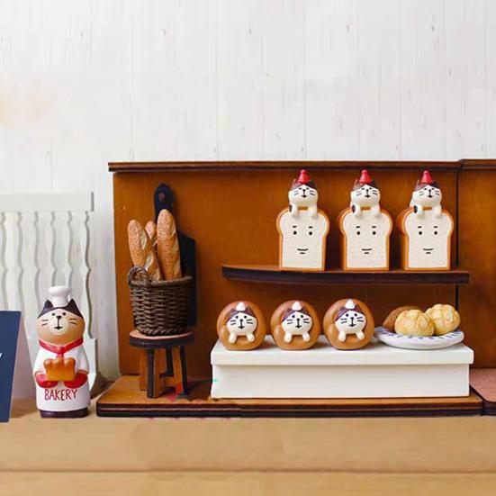 Ornaments Exquisite Details Kids Toy Resin Animal Food Micro Shapes Ornament for Children