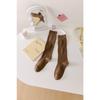 Calf Lantern Socks for Women To Look Slimmer and Have Beautiful Legs in Autumn and Winter. Pure Cotton Pressure Anti-slip and Non-dropping Long Socks