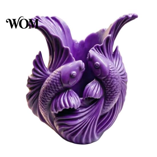 Artistic Desktop Storage Container 3D Printed Pen Holder, Fairies Organizer for Pens, Pencils, Makeup Brushes, Special Gift Art Lovers Minimalist
