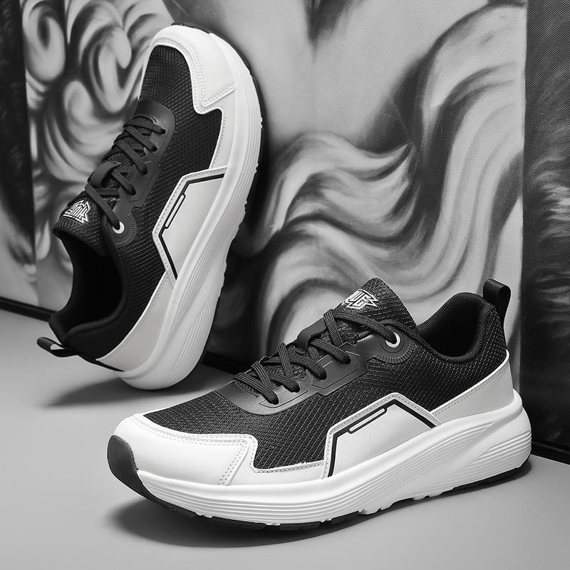 Men'S Summer Casual Sports Shoes Versatile Fashion Breathable Comfortable Soft Soled Mesh Outdoor Non Slip Sports Running Shoes
