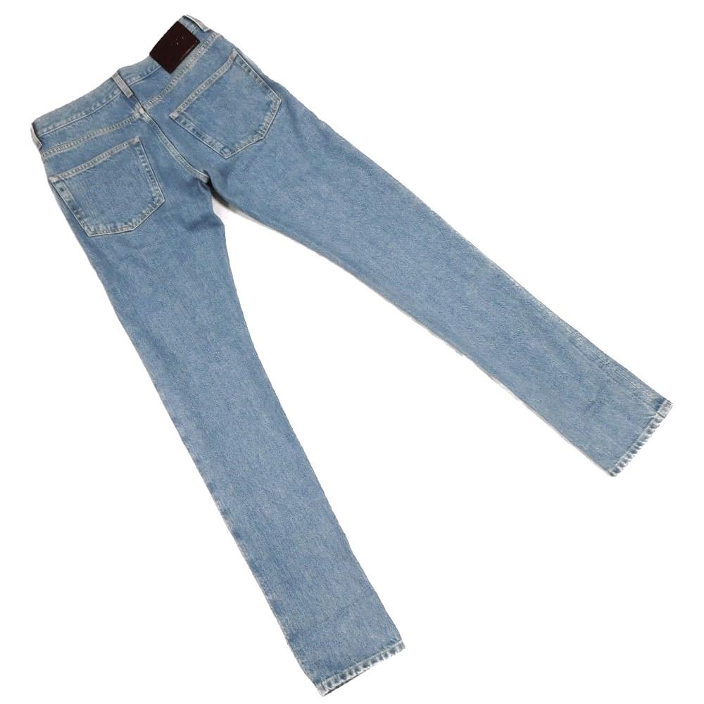 Used 9539 Tapered Fit Denim 796360 XDC6P 4206 51178 Current 30 Button Fly Washed Unused Logo Cotton Light Blue Men's