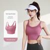 Juyitang Mesh Yoga Sports Bra - Shockproof, Beautiful Back Design, One-Piece Fitness Bra