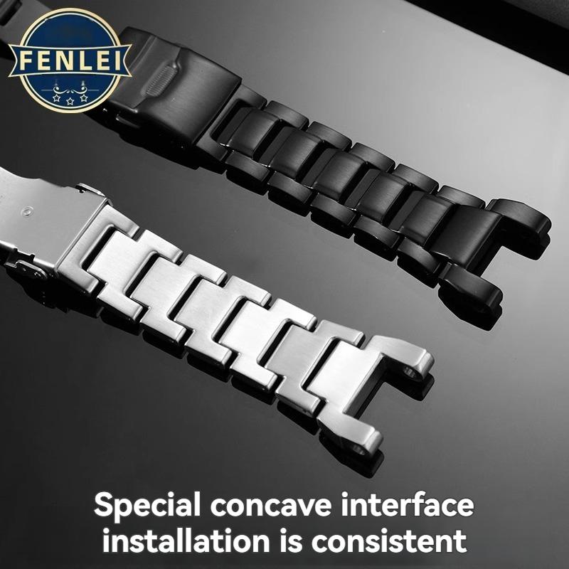 Dla Paska do Zegarka Casio GW-9500 GW-9500-1/1A4/3 Druga Generacja Figurka z Gliny Stal Nierdzewna Modyfikowany Pasek do Zegarka Akcesoria