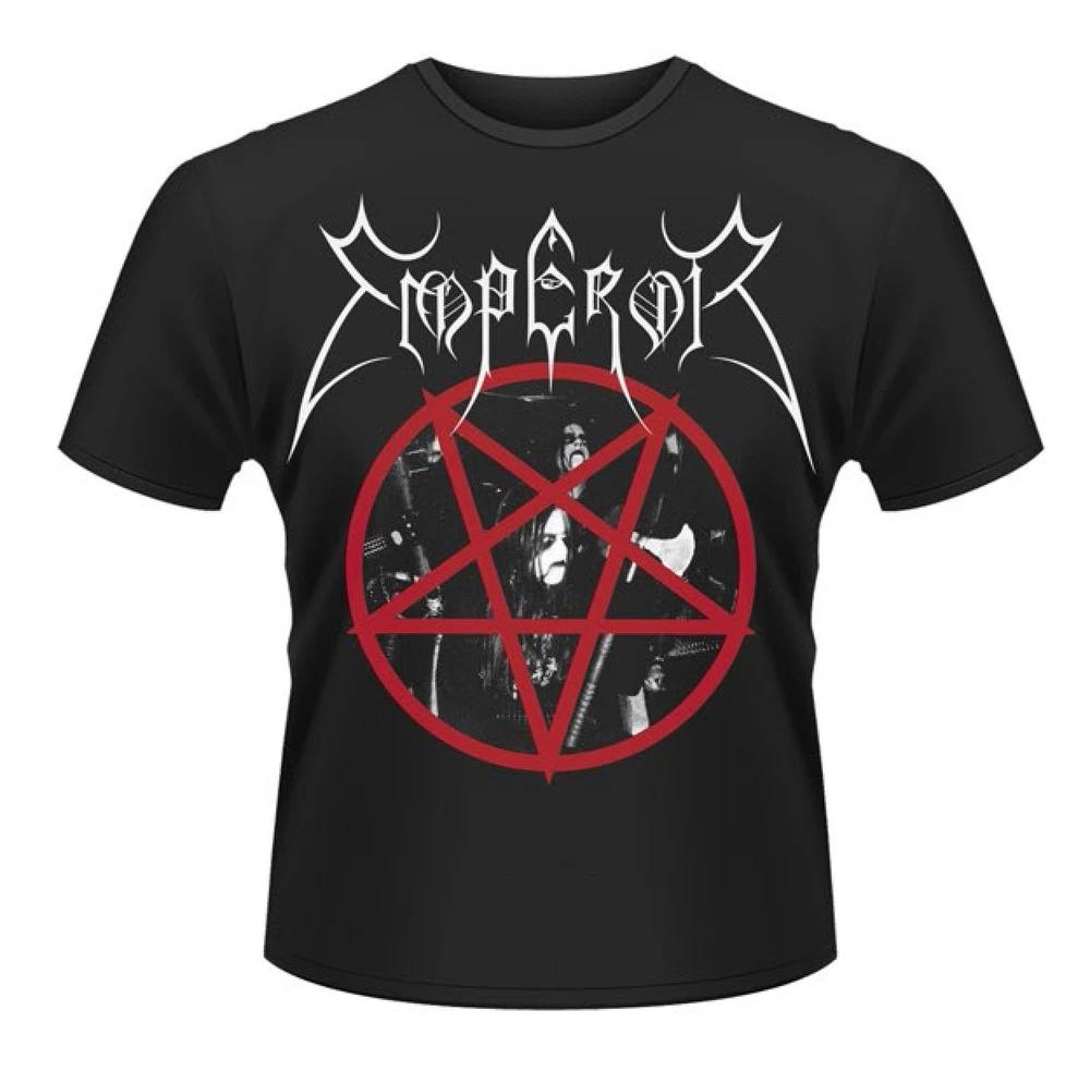 Emperor Pentagram Logo Black Metal Unisexs TShirt Unisexs