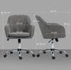 Snow Flannel Office Chair - Grey