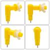 2/4/6Pcs Poultry Chicken Nipple Drinker Automatic Rabbit Drinking Fountain 360° Pigeon Hamster Cage Pet Nipple Drinker