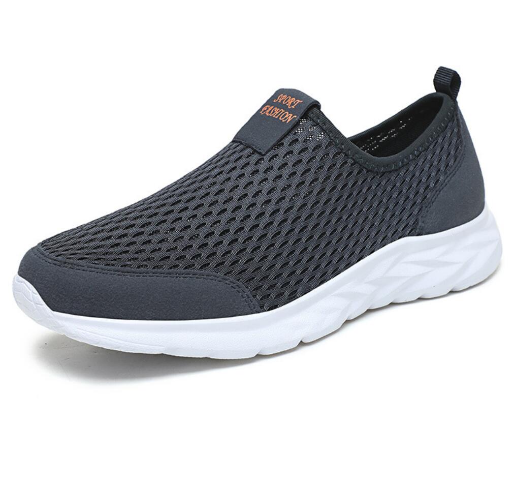 Модные вулканизированные туфли мужские кроссовки дышащая мужская повседневная обувь — фото 9